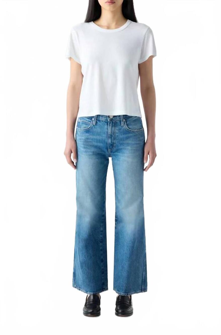 NEW AMO DENIM robbie cropped denim pants in charmed